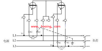 三相多功能電度表的接線方式(內(nèi)含圖)